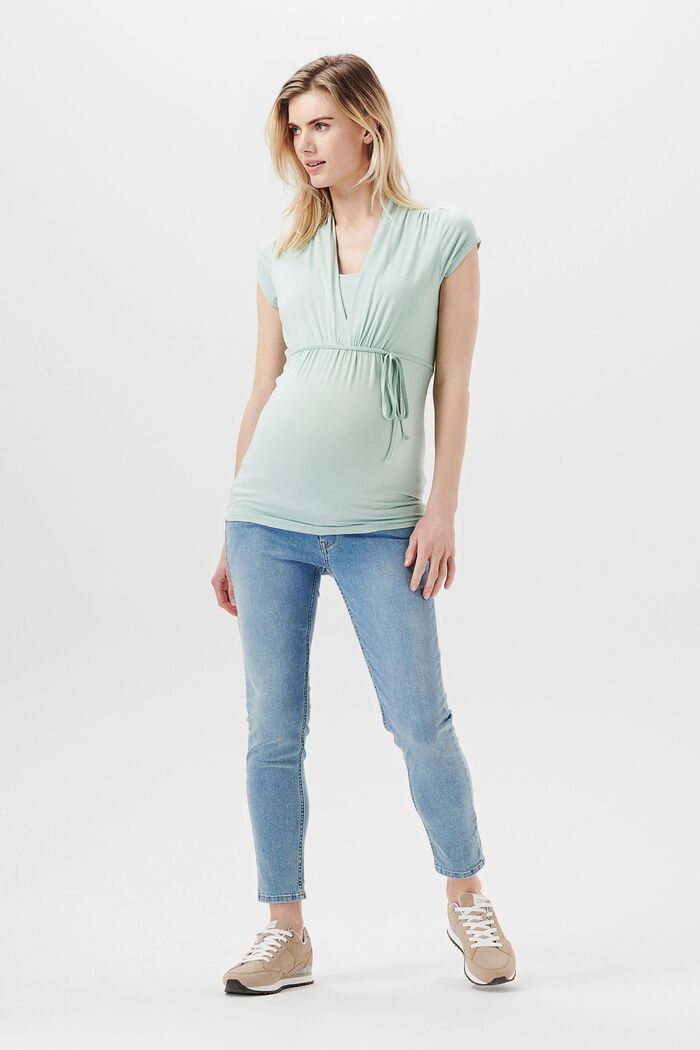 Tričko s funkcí kojení, LENZING™ ECOVERO™, PALE MINT, detail image number 0