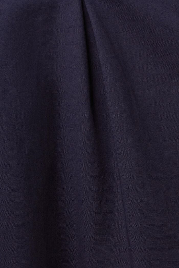 Košilové šaty z popelínu, NAVY, detail image number 4