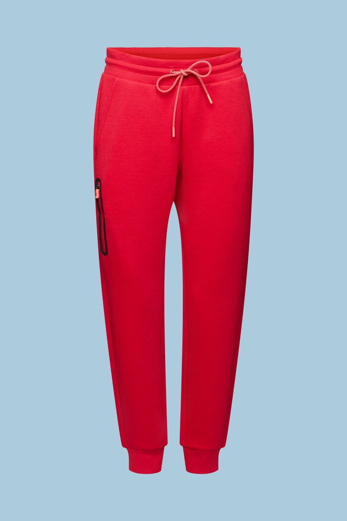 Sportovní teplákové kalhoty, LENZING™ ECOVERO™, RED, detail image number 6