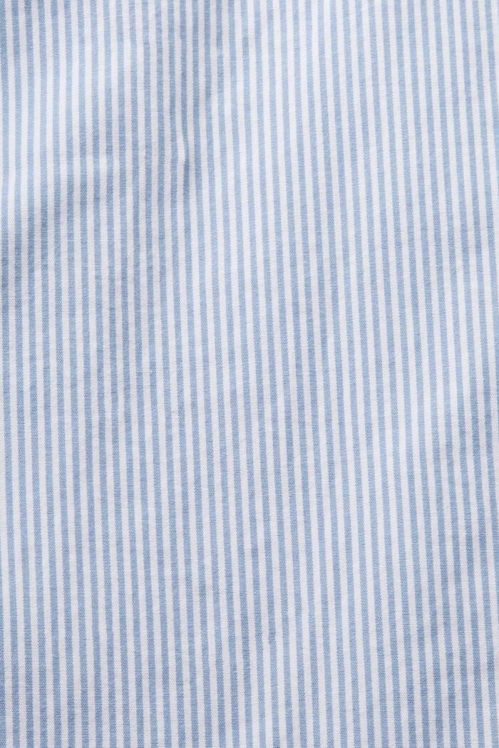Pruhovaná košile z bavlněného popelínu, LIGHT BLUE, detail image number 5
