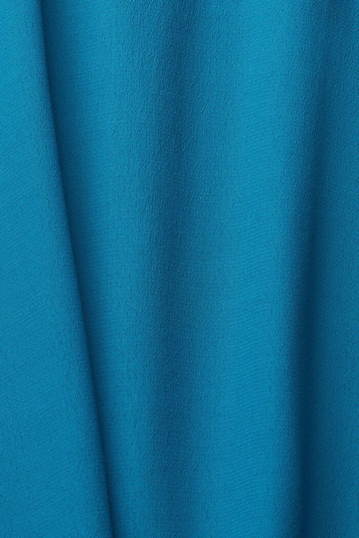 Jednobarevná halenka, TEAL BLUE, detail image number 4