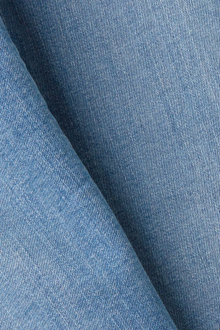 Skinny džíny z udržitelné bavlny, BLUE LIGHT WASHED, detail image number 5