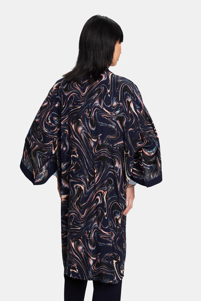Mramorované kimono, NAVY, detail image number 3