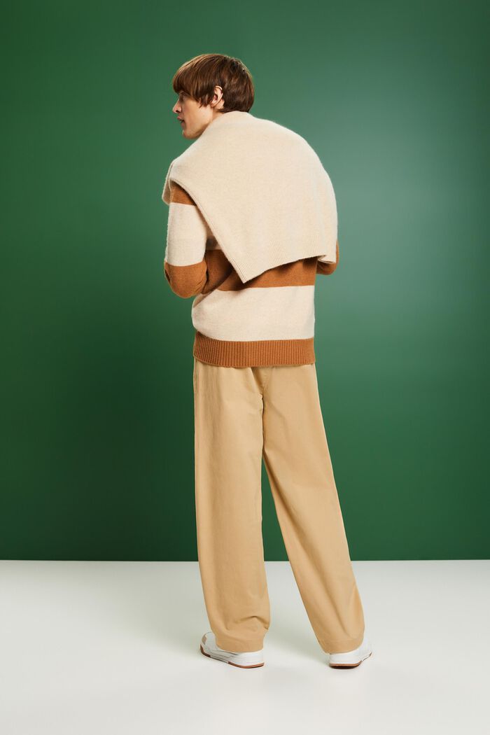 Kalhoty chino se širokými nohavicemi, BEIGE, detail image number 2