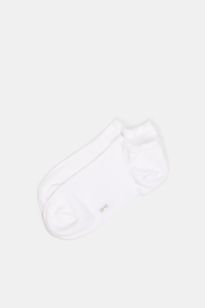 Kotníkové ponožky, 2 páry v balení, WHITE, detail image number 0