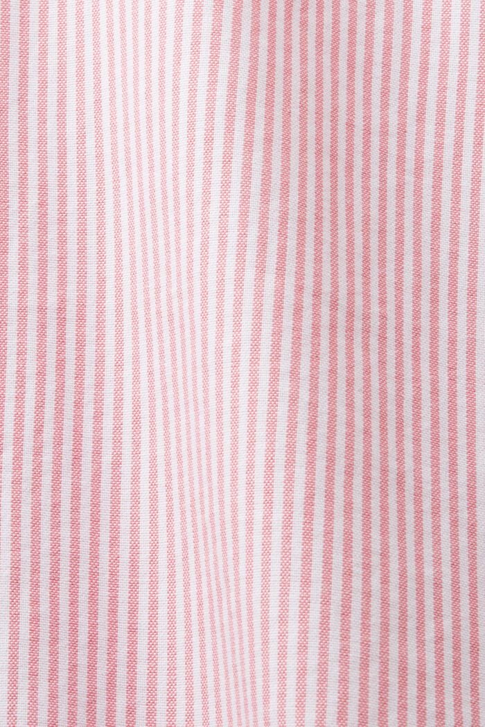 Bavlněná oversize košile s proužky, PINK, detail image number 4