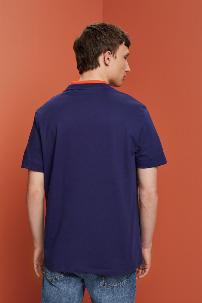 Žerzejové tričko s potiskem, DARK BLUE, detail image number 3