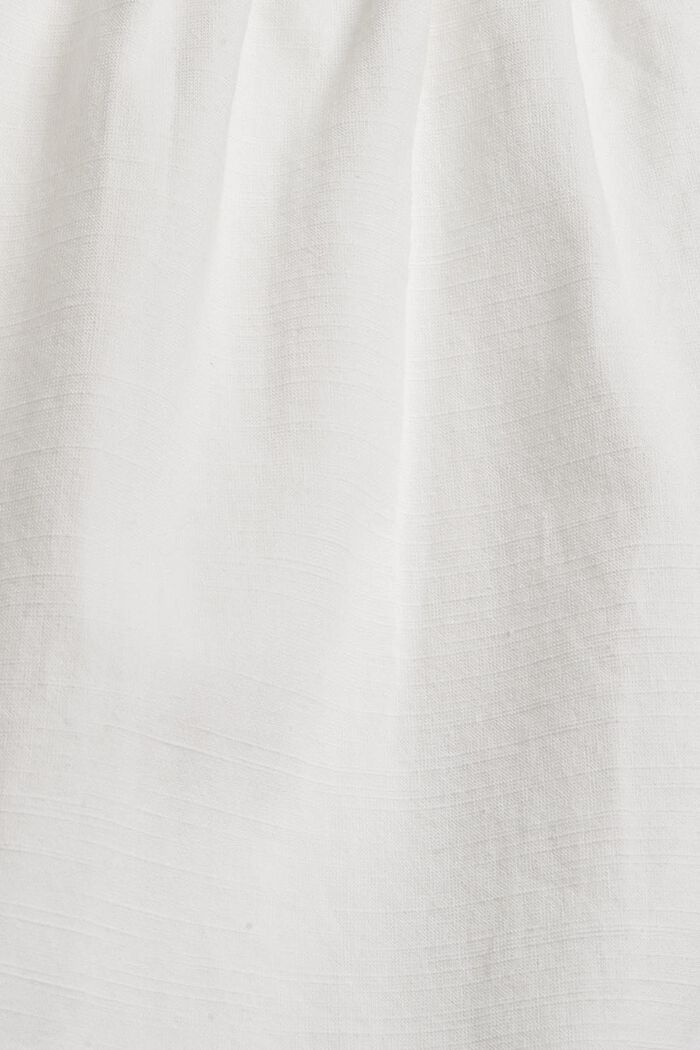 Rozšířená tuniková halenka se sámky, WHITE, detail image number 4