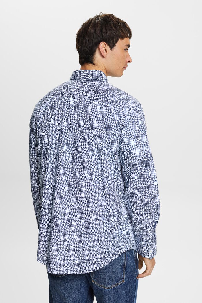 Vzorovaná košile, 100% bavlna, WHITE, detail image number 3