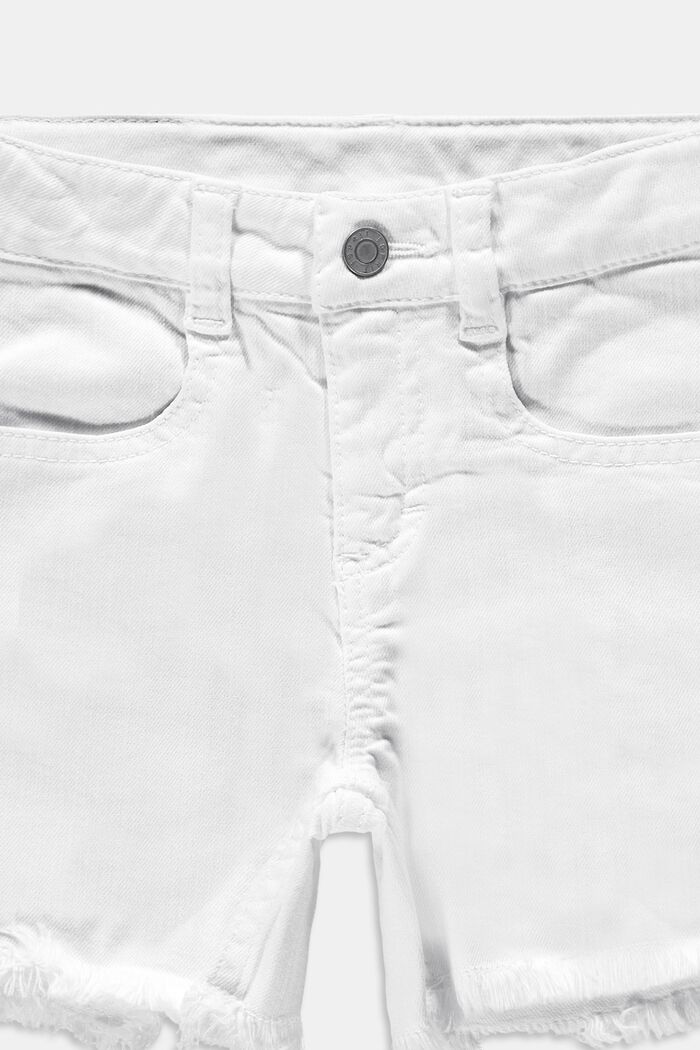 Z recyklovaného materiálu: šortky s nastavitelný pasem, WHITE, detail image number 2