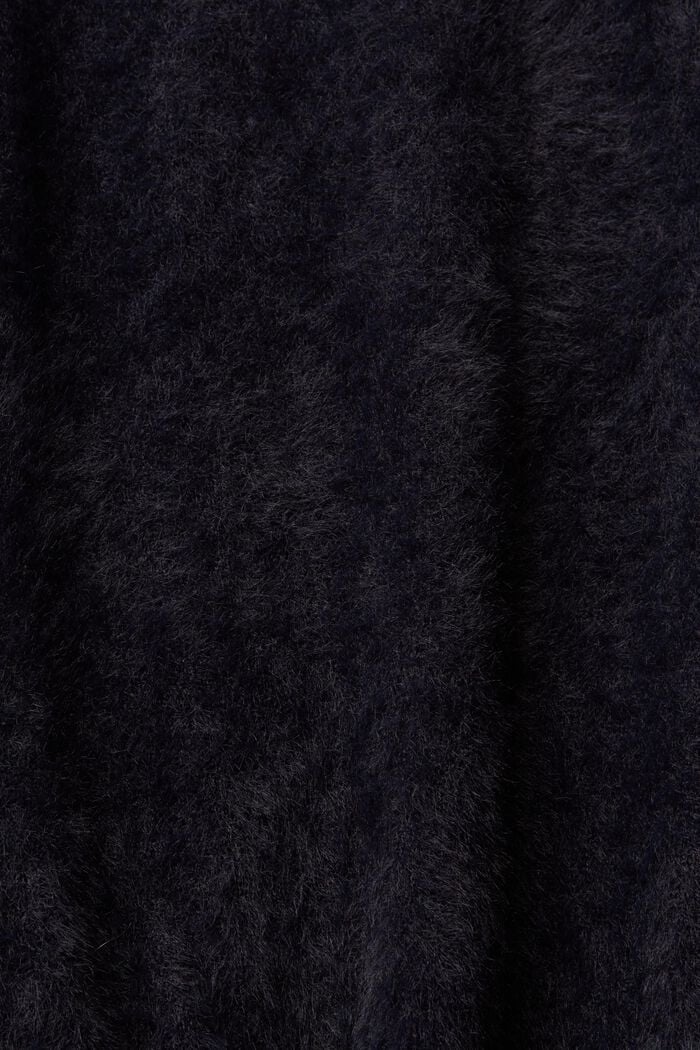 Hebký kardigan se špičatým výstřihem, BLACK, detail image number 5