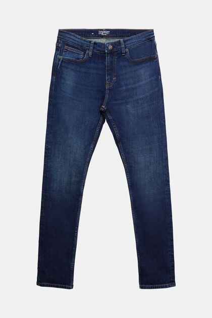 Úzké skinny džíny, recyklovaná strečová bavlna