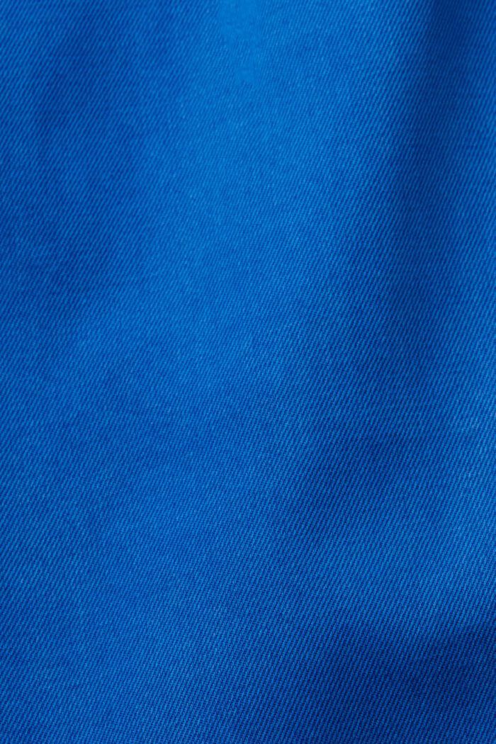 Zkrácené kalhoty chino bez zapínání, BRIGHT BLUE, detail image number 6