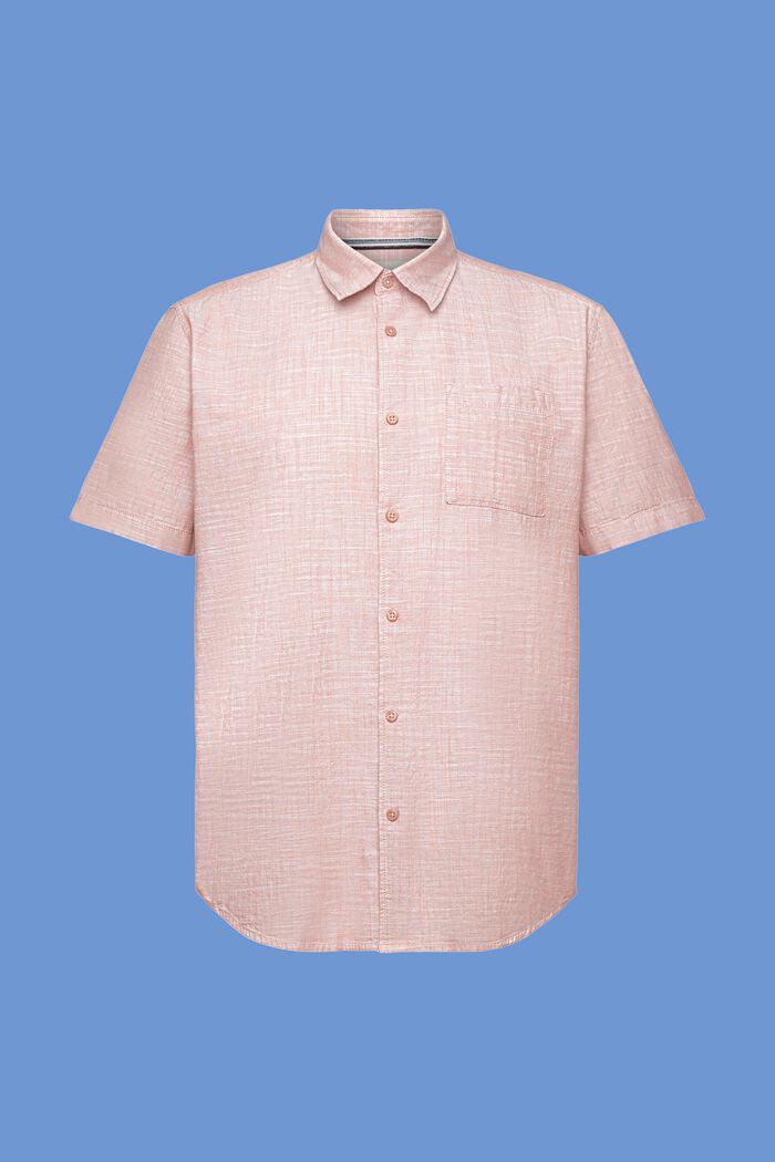 Bavlněná košile s propínacím límcem, DARK OLD PINK, detail image number 5