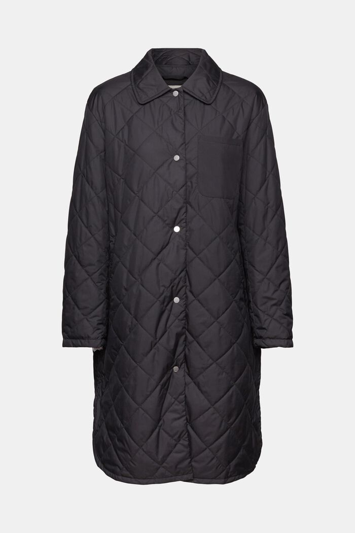 Ultra lehký prošívaný kabát, BLACK, detail image number 6