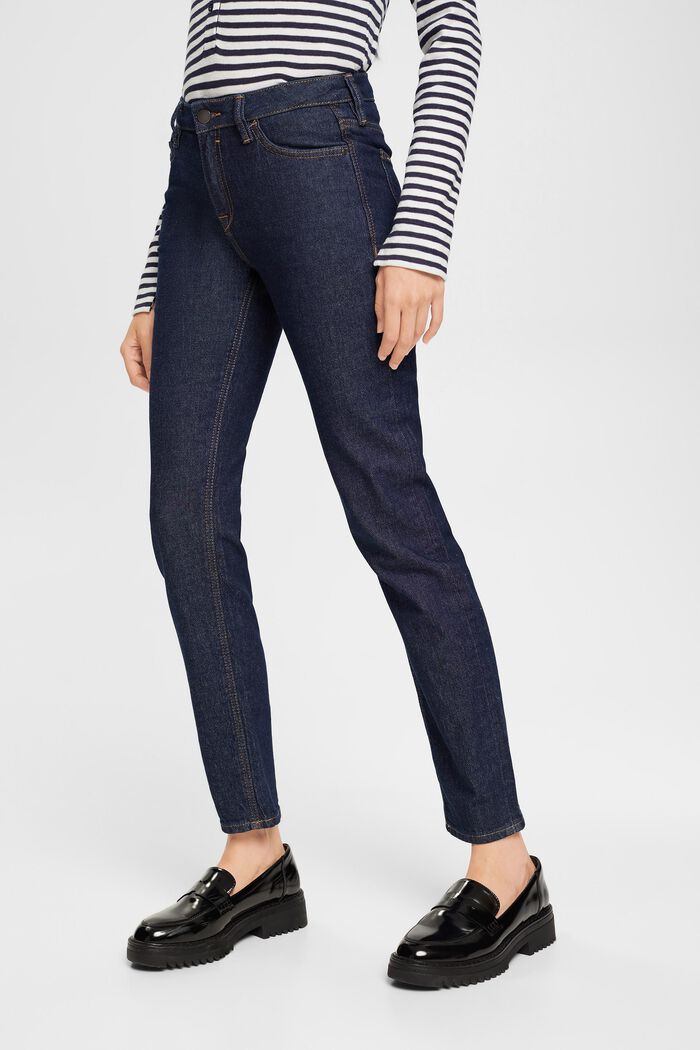 Strečové džíny s úzkým střihem Slim Fit, BLUE RINSE, detail image number 1