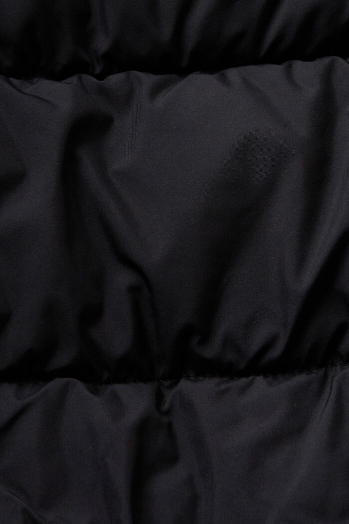 Zkrácená prošívaná vesta, BLACK, detail image number 4