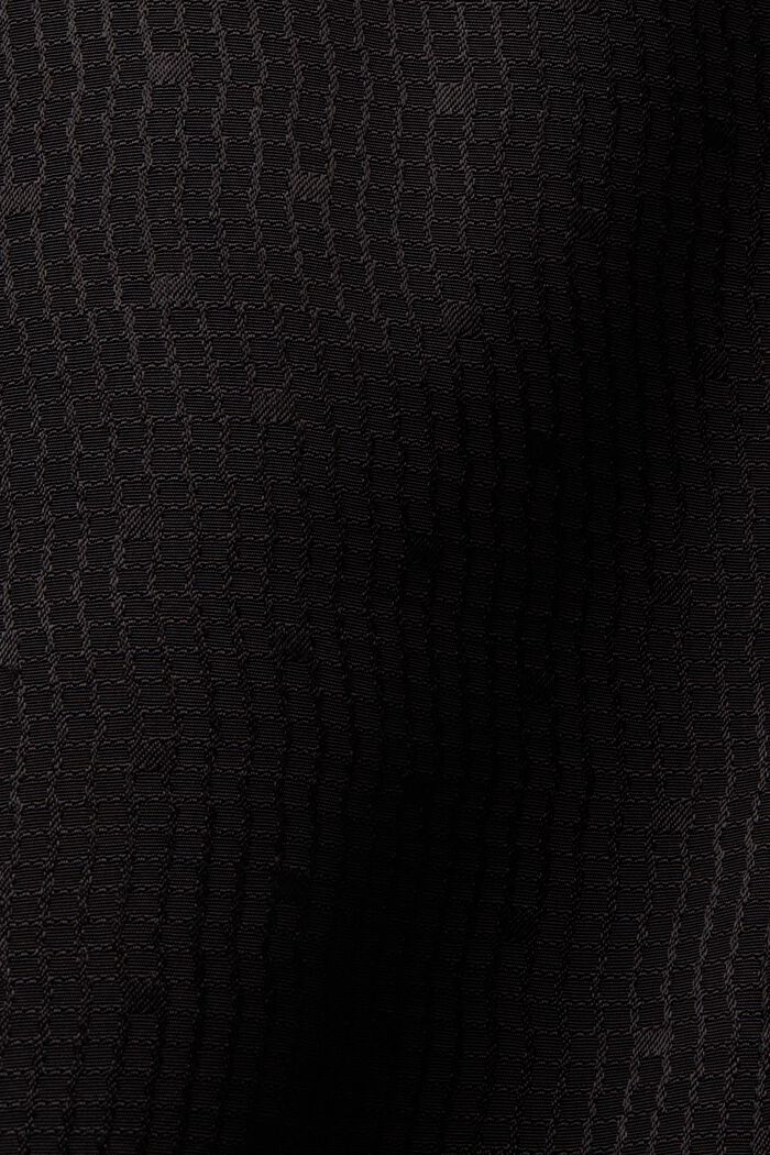 Žakárová motorkářská bunda se strukturou, BLACK, detail image number 5