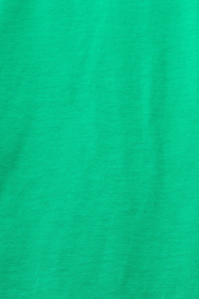 Žerzejové tričko z bio bavlny, GREEN, detail image number 5