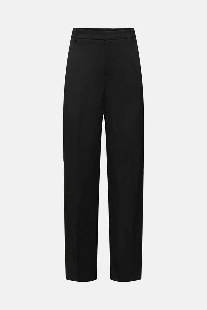 Kalhoty s rovnými nohavicemi, BLACK, detail image number 6