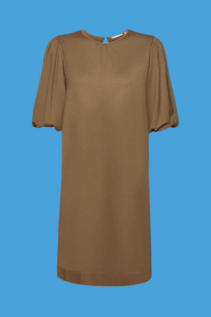 Mini šaty s objemnými rukávy, KHAKI GREEN, detail image number 6