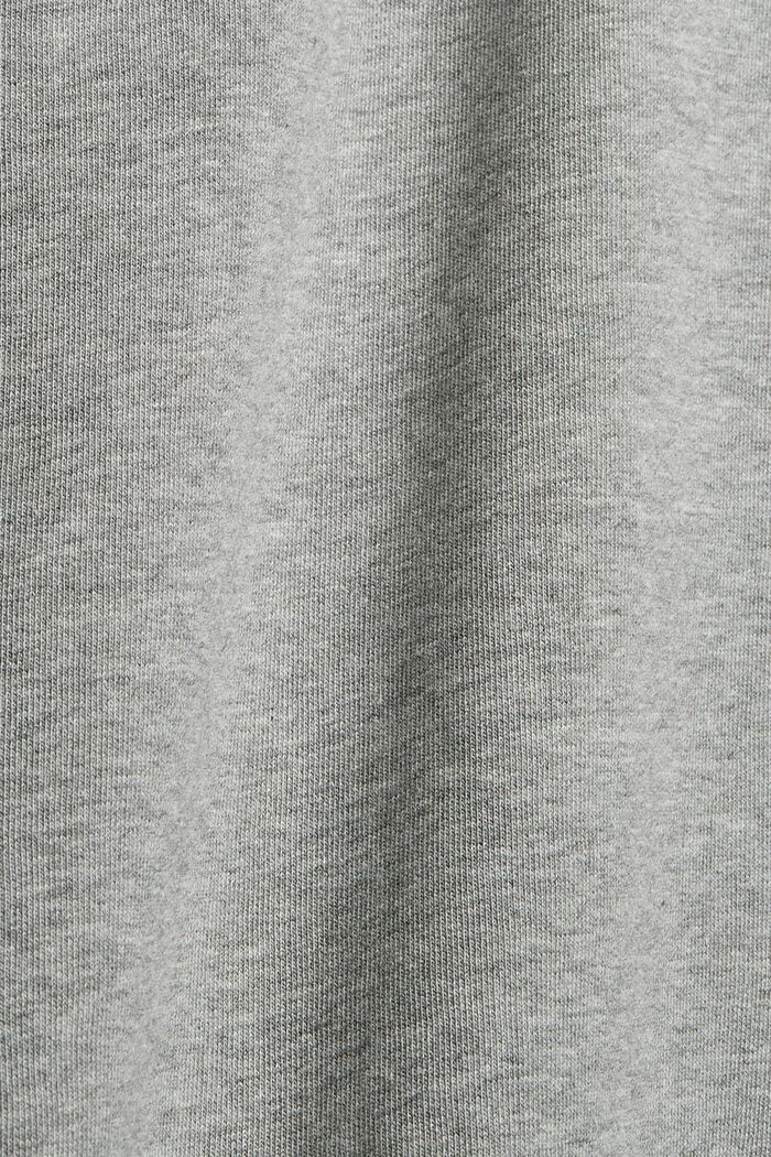 Midi sukně z teplákoviny, směs s bio bavlnou, MEDIUM GREY, detail image number 4