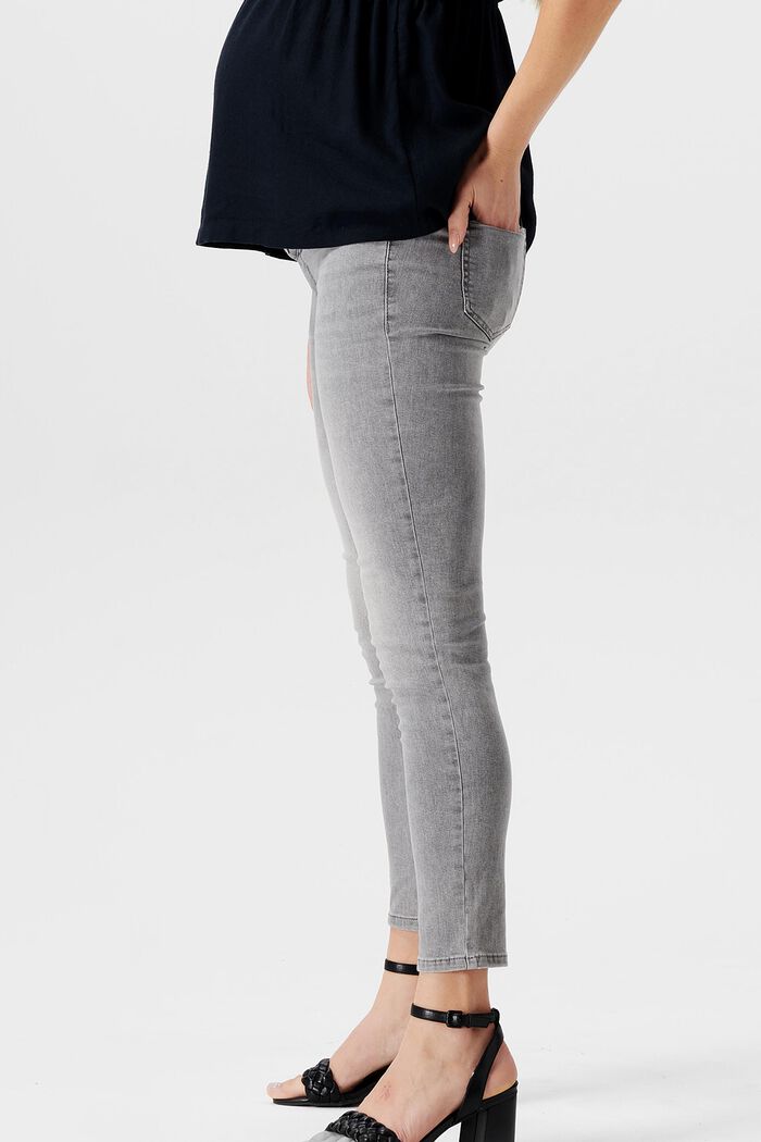 Skinny Fit džíny s pásem přes bříško, GREY DENIM, detail image number 3