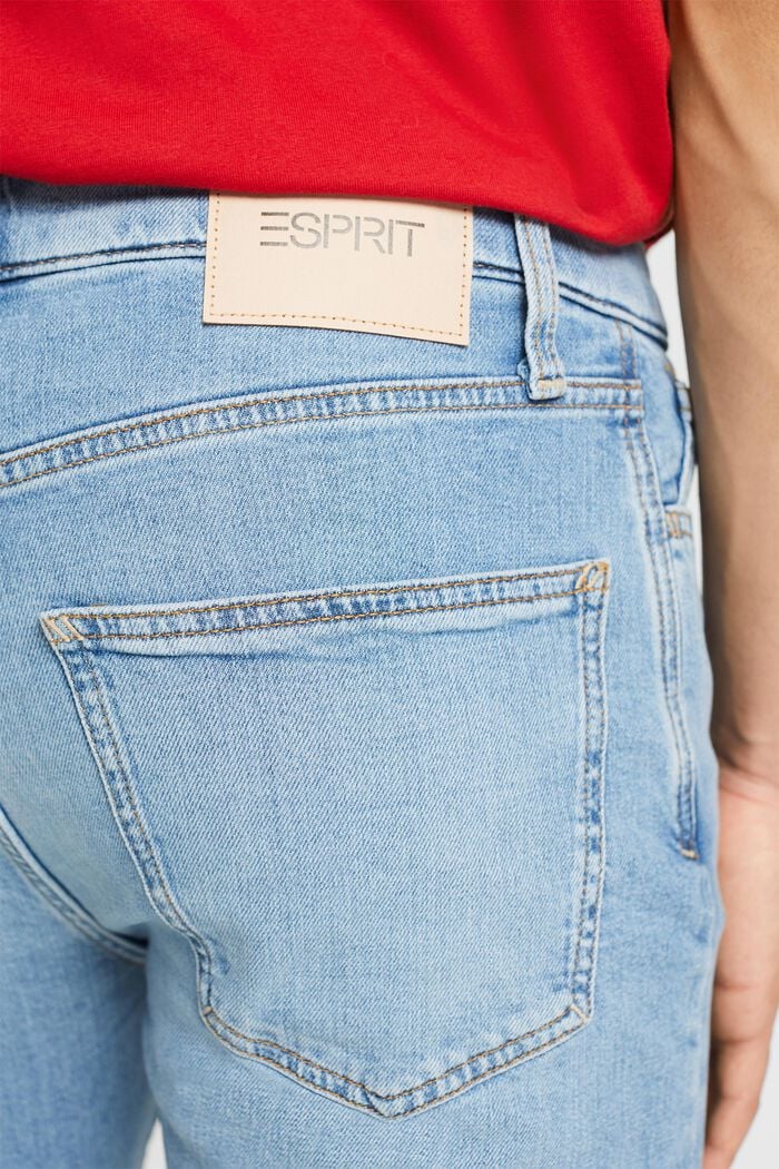 Slim džíny se střední výškou pasu, BLUE LIGHT WASHED, detail image number 3