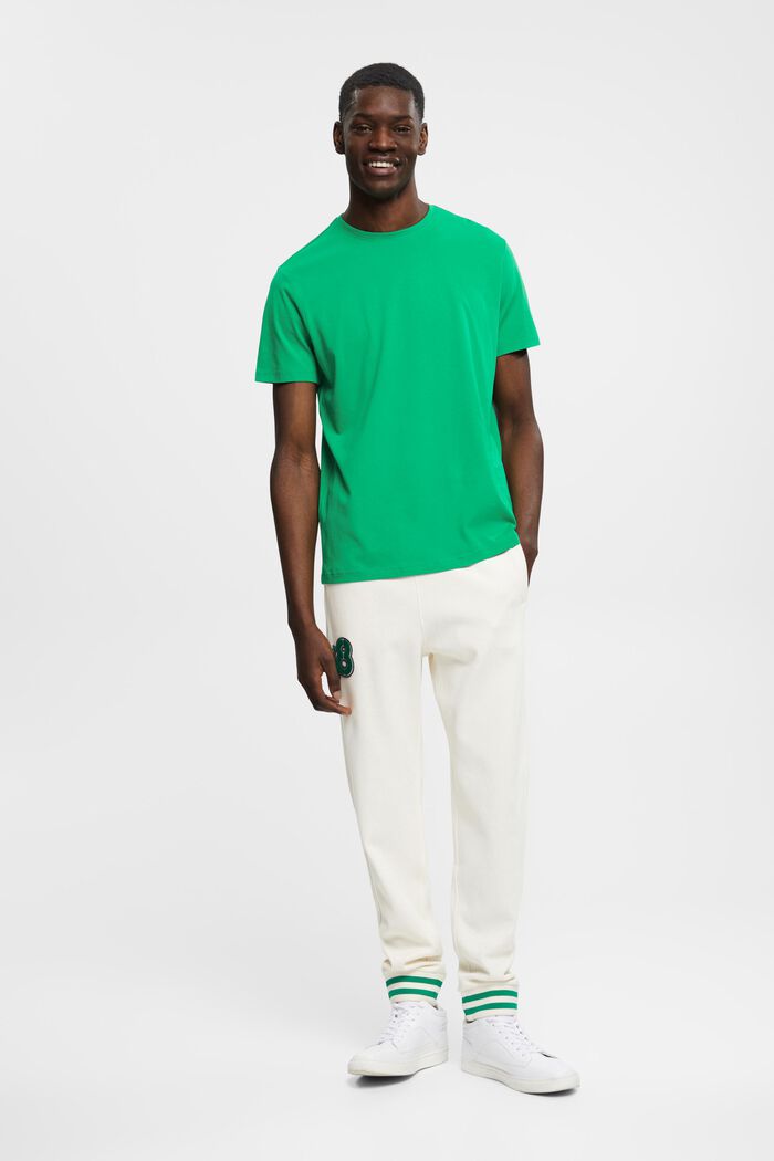 Tričko z bavlny pima, Slim Fit, GREEN, detail image number 4