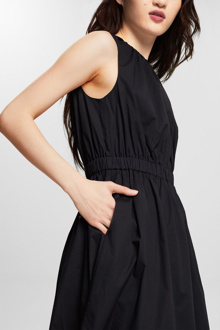 Midi šaty bez rukávů, BLACK, detail image number 3