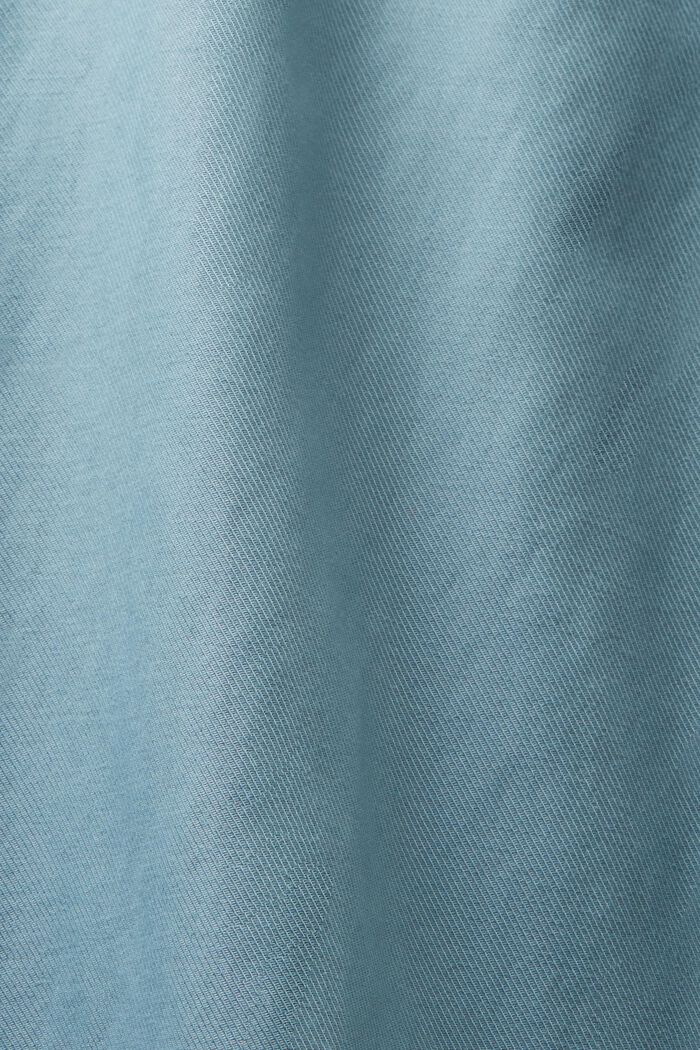 Keprová košile s propínacím límcem, TEAL BLUE, detail image number 6