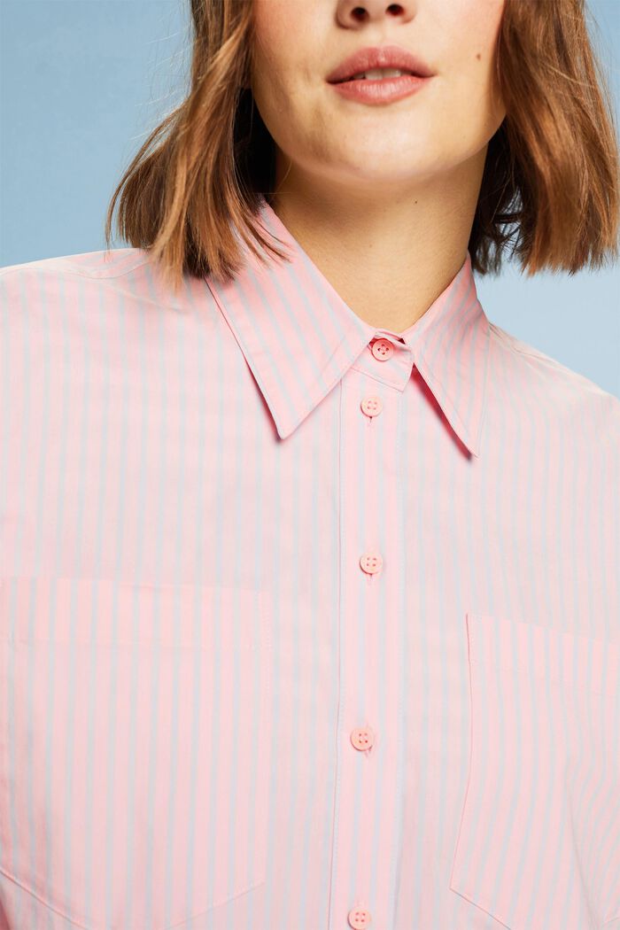 Pruhovaná košile s propínacím límcem, PINK/LIGHT BLUE, detail image number 2