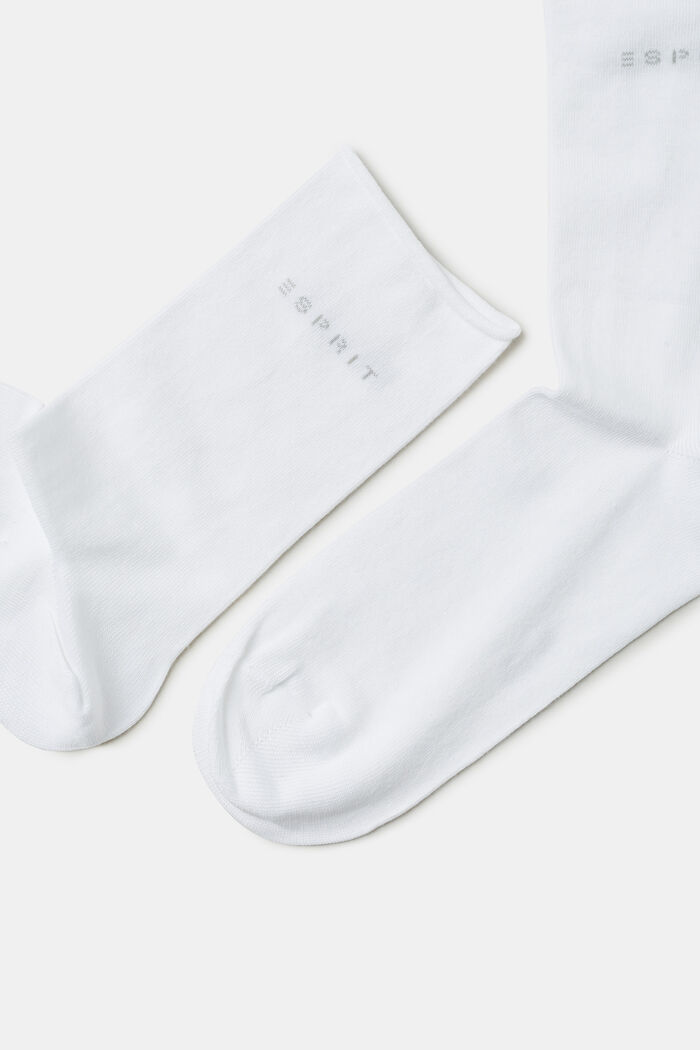 Ponožky z hrubé pleteniny, 2 páry, WHITE, detail image number 1