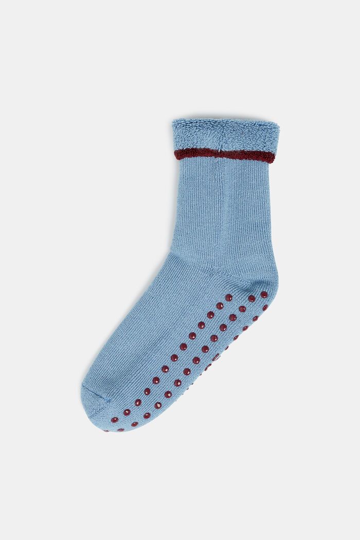Měkké protiskluzové ponožky, směs s vlnou, SUMMERSKY, detail image number 0