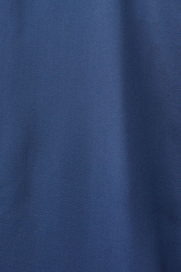 Saténové košilové šaty, GREY BLUE, detail image number 4
