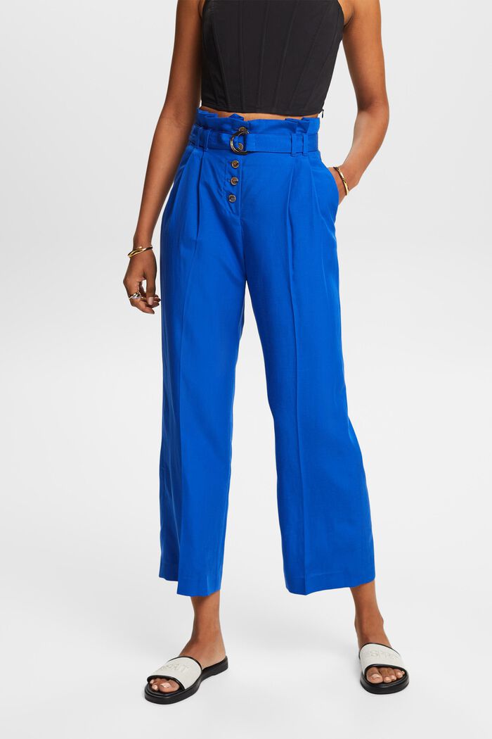 Mix and Match zkrácená kalhotová sukně, vysoký pas, BRIGHT BLUE, detail image number 0
