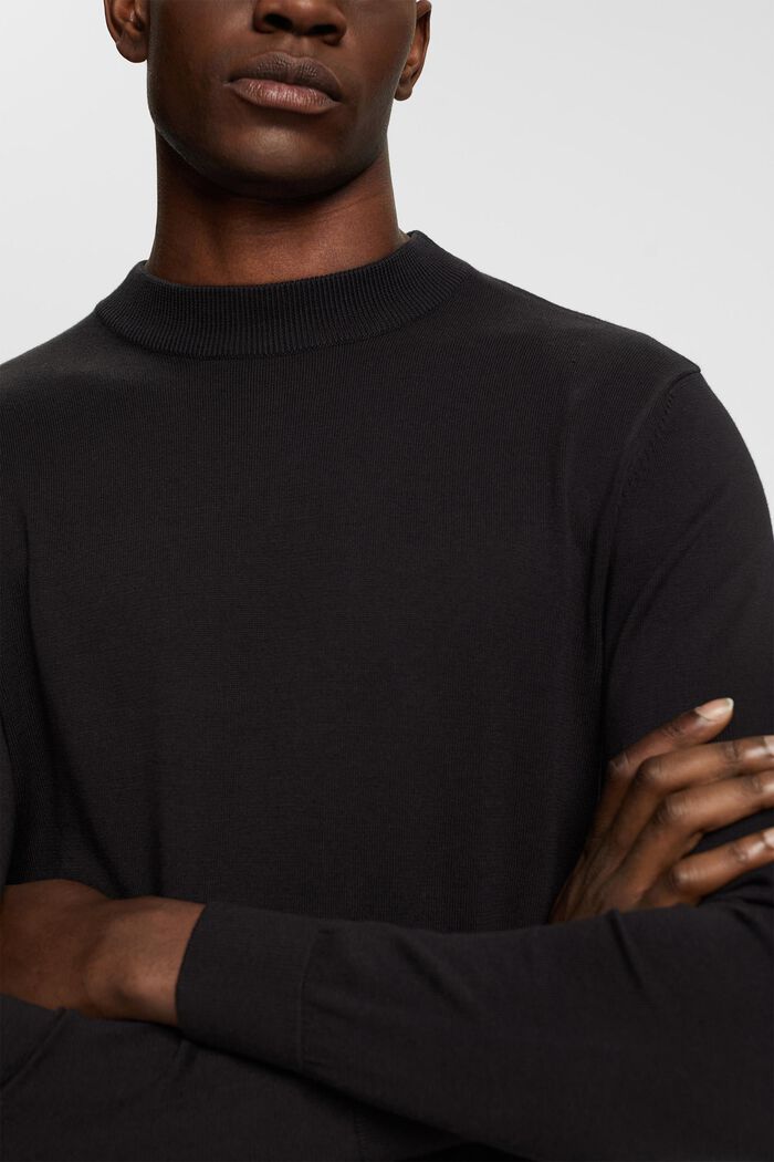 Pletený pulovr, BLACK, detail image number 2