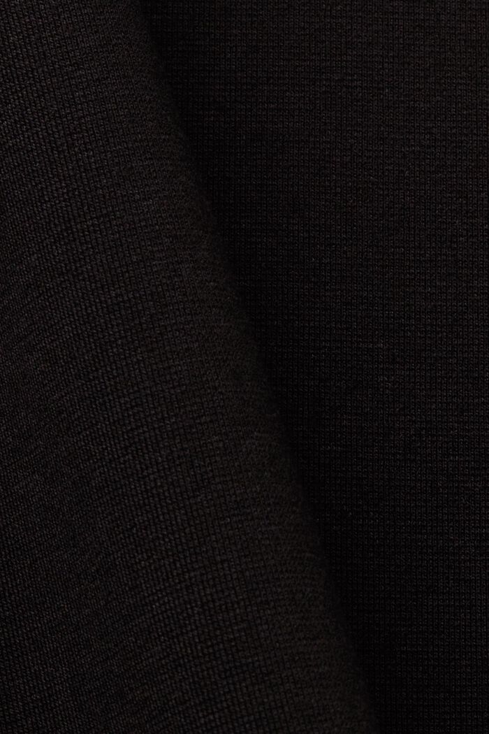 Žerzejové tričkové šaty, BLACK, detail image number 6