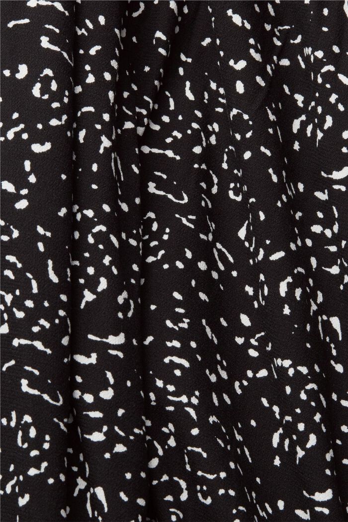 Midi sukně se vzorem, LENZING™ ECOVERO™, BLACK, detail image number 4