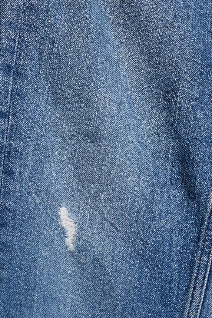 Strečové džíny s bio bavlnou, BLUE DARK WASHED, detail image number 4