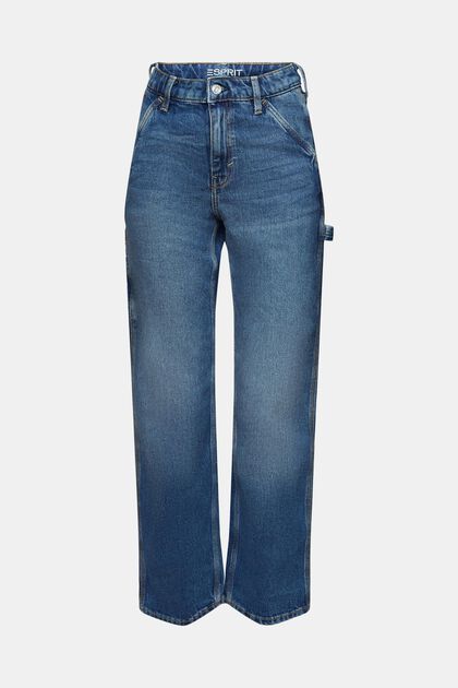 Carpenter retro džíny, rovné nohavice a vysoký pas