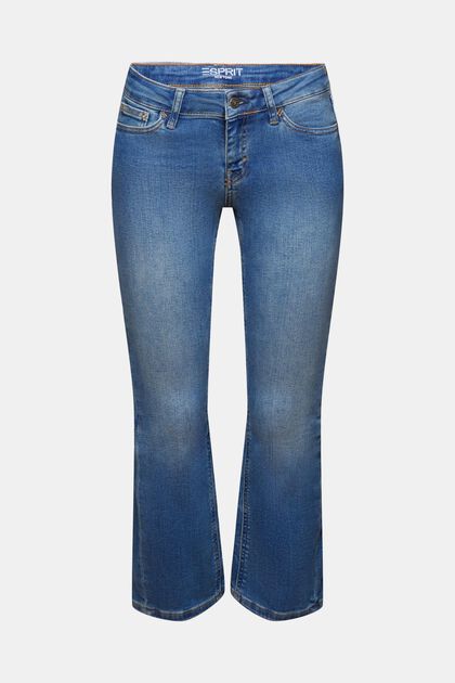 Zkrácené rozšiřující se džíny s nízkým sedem
