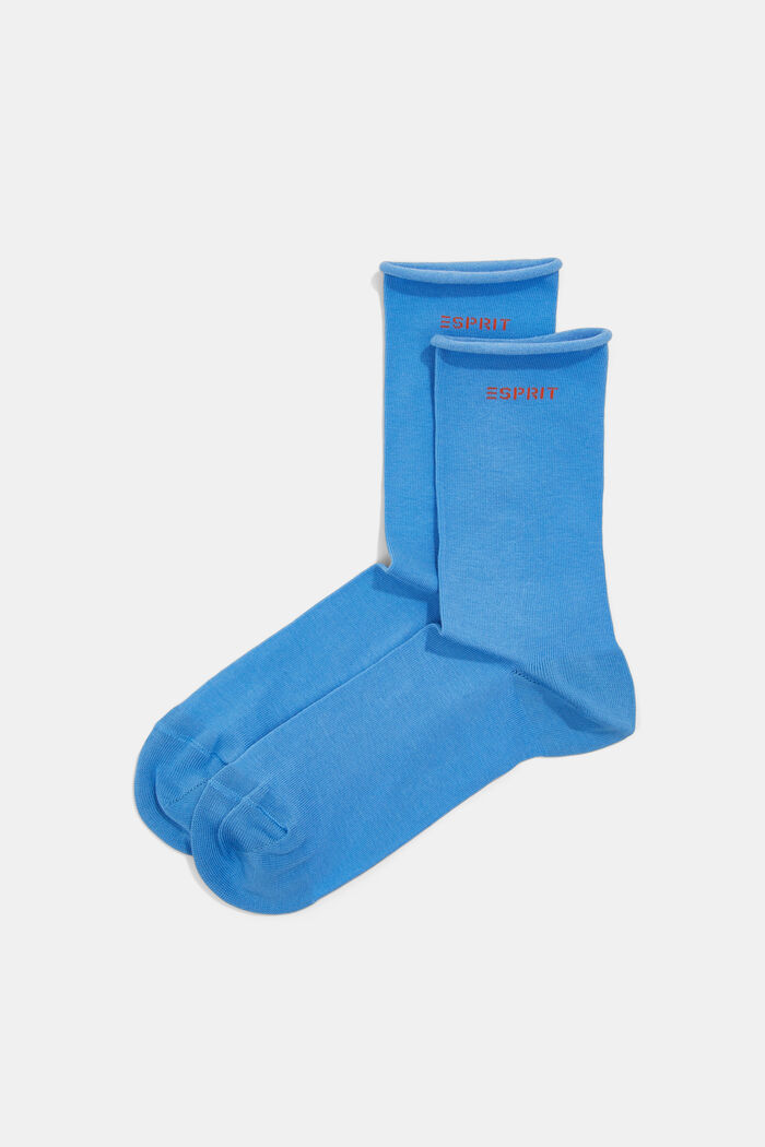 Ponožky z hrubé pleteniny, 2 páry, MORNING SKY, detail image number 0