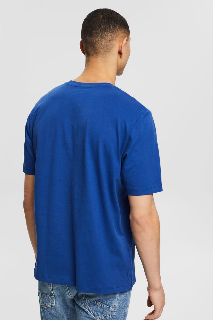 Žerzejové tričko s vyšitým logem, BRIGHT BLUE, detail image number 3