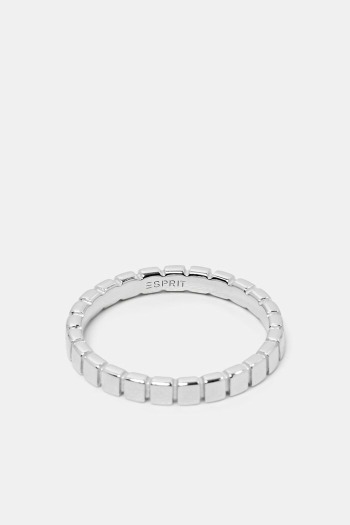 Tenký vroubkovaný prsten, sterlingové stříbro, SILVER, detail image number 0