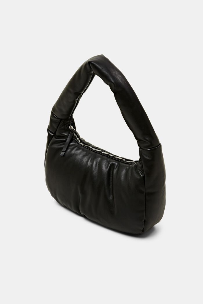 Polstrovaná kabelka přes rameno, BLACK, detail image number 2
