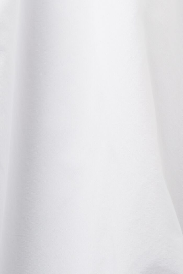 Košilová halenka z popelínu, 100% bavlna, WHITE, detail image number 5