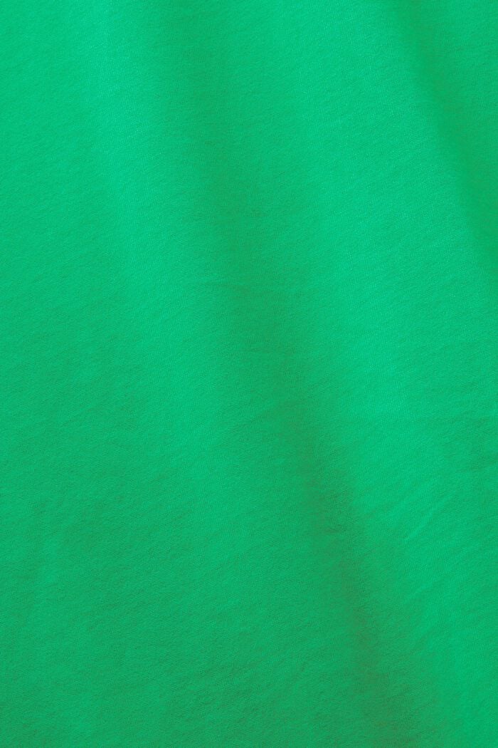 Bavlněný top s dlouhým rukávem a krátkým rolákem, GREEN, detail image number 5