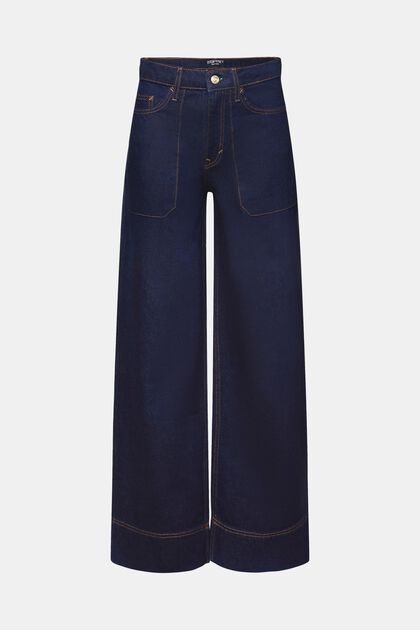Retro džíny se širokými nohavicemi, 100% bavlna