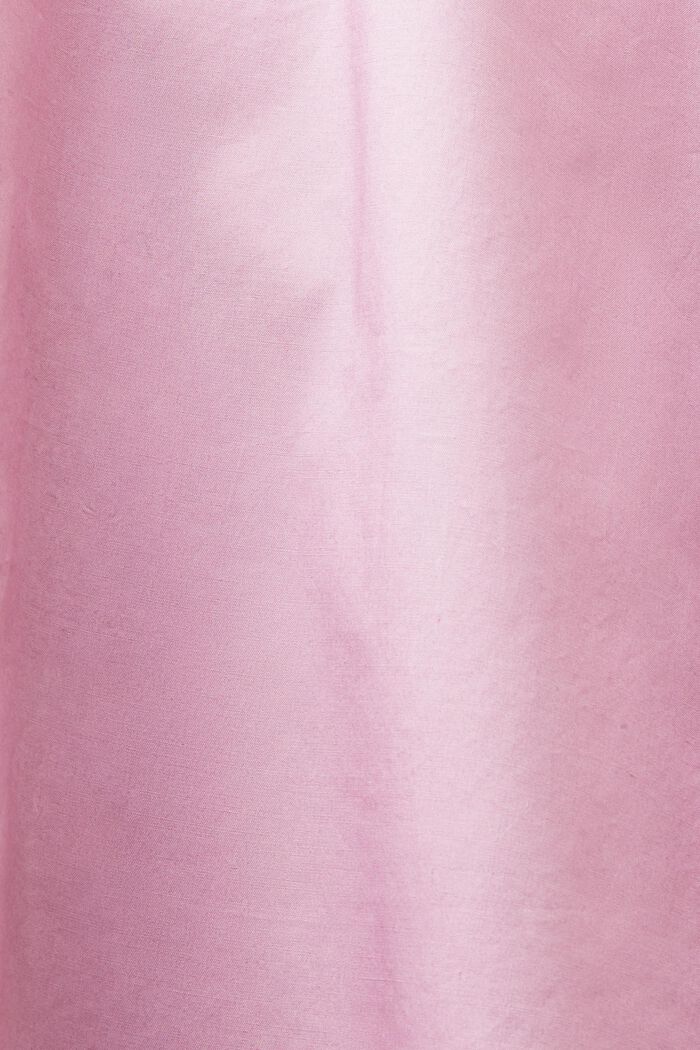 Popelínová halenka s bluzonovými rukávy, MAUVE, detail image number 5